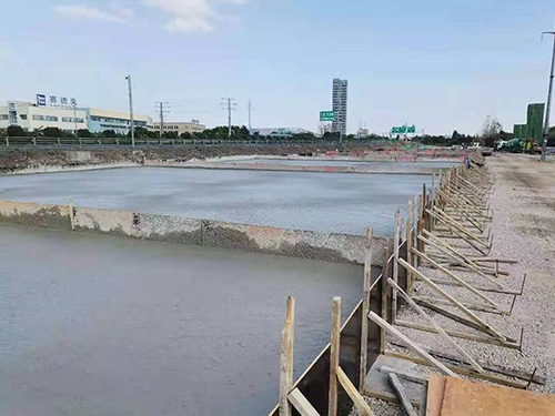 泡沫混凝土路桥回填