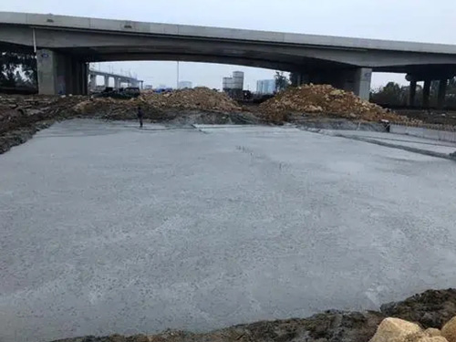泡沫混凝土路桥回填