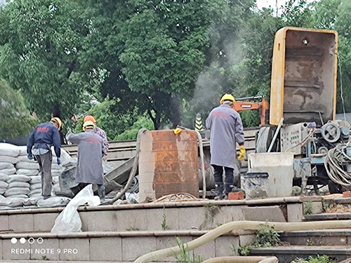 泡沫混凝土路桥回填